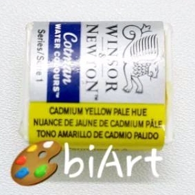 

Cat Air Cotman Water Colour Cadmium Yellow Pale Hue Half Pan Winsor & Newton