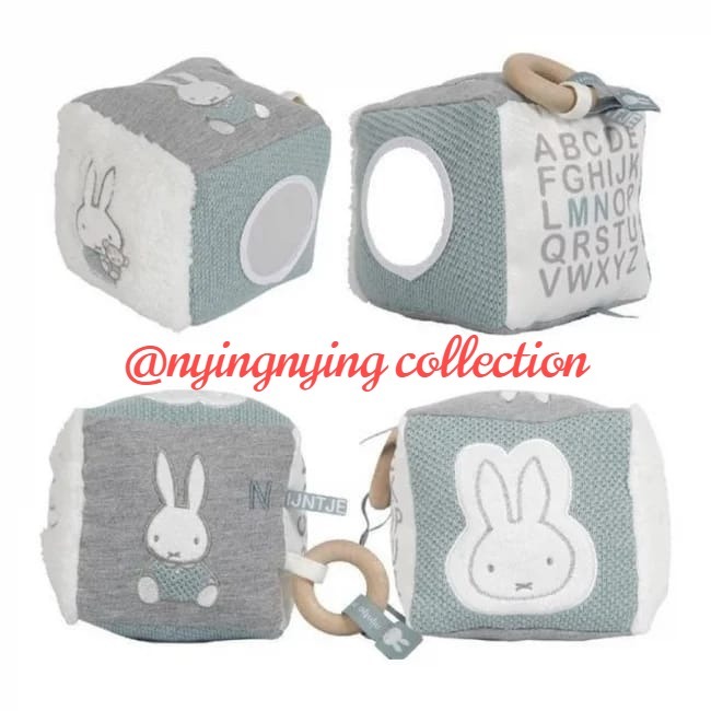 Miffy Activity - Würfel 'Green Knit' von Miffy-Nijntje Boneka Original NIJNTJE MIFFY Mainan bayi NIJ