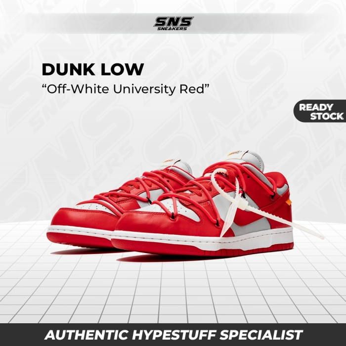 SB Dunk Off White Red BNIB 100% Original