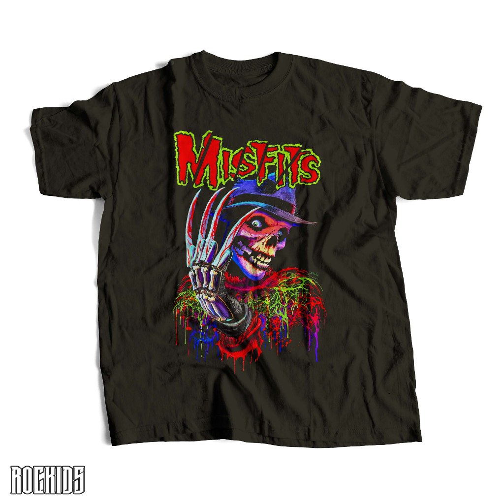 ROCKIDS - MISFITS - TSHIRT - TEES - KIDSWEAR - KAOS BAND - KAOS MISFITS -  TSHIRT MISFITS - TEES MIS