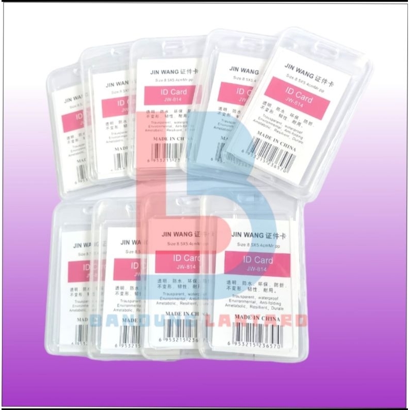 

Frame Box / Card Holder Transparan Box Tutup / Frame Kartu ID Card / Casing ID Card