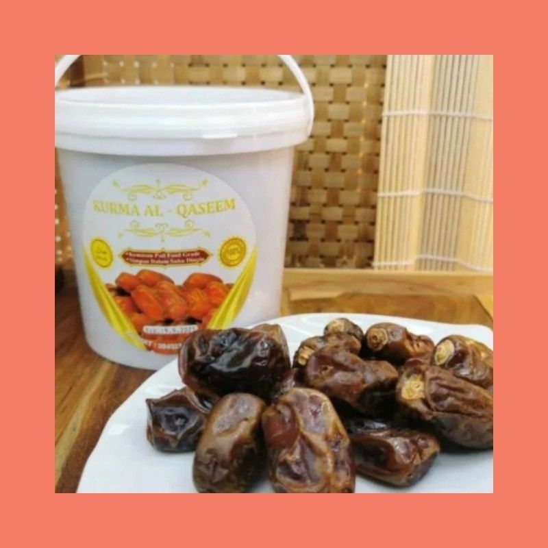 

Kurma AL - QASEEM kemasan ember 700 gram