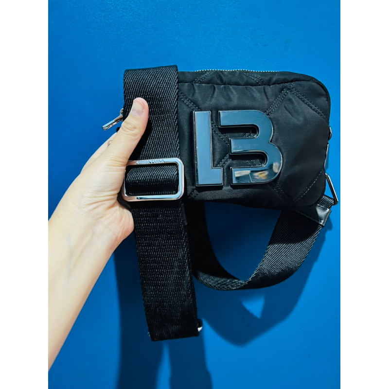 Prelove… Original BYL Small Black Padded Nylon Crossbody (Bimba Y Lola)