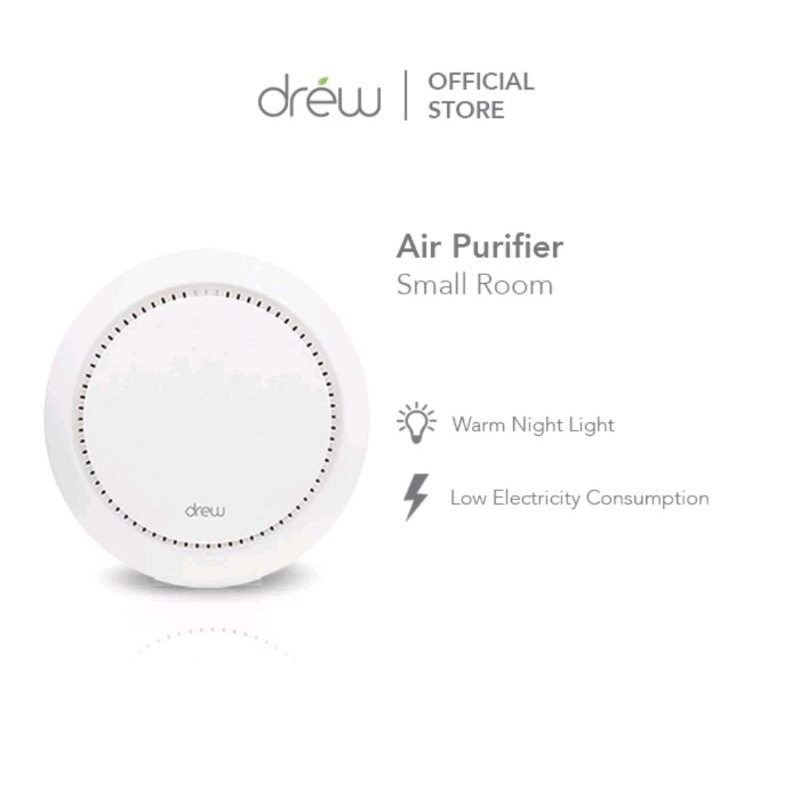 DREW Pure 1 Air Purifier - Saringan Udara HEPA H13 + UV Sterilizer