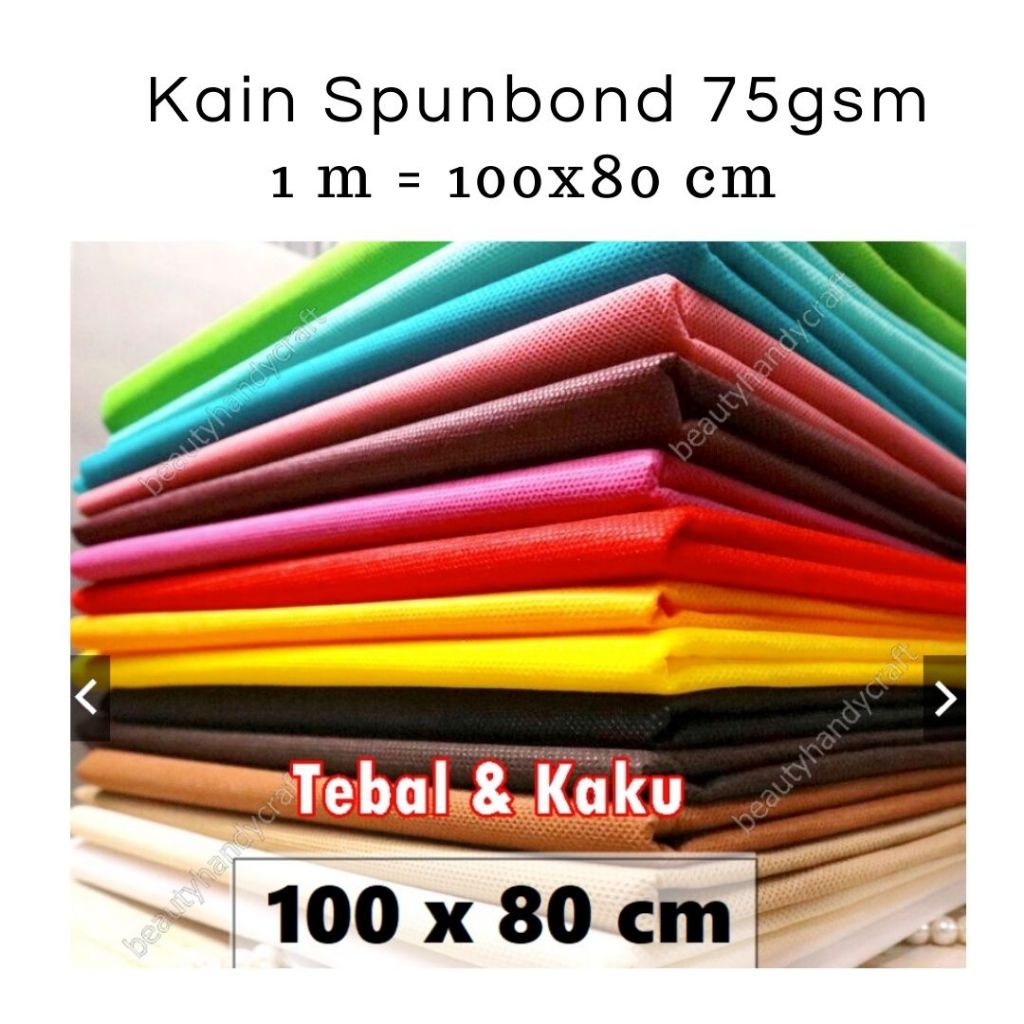 Kain Spunbond buket PER METER 100x80cm Tebal