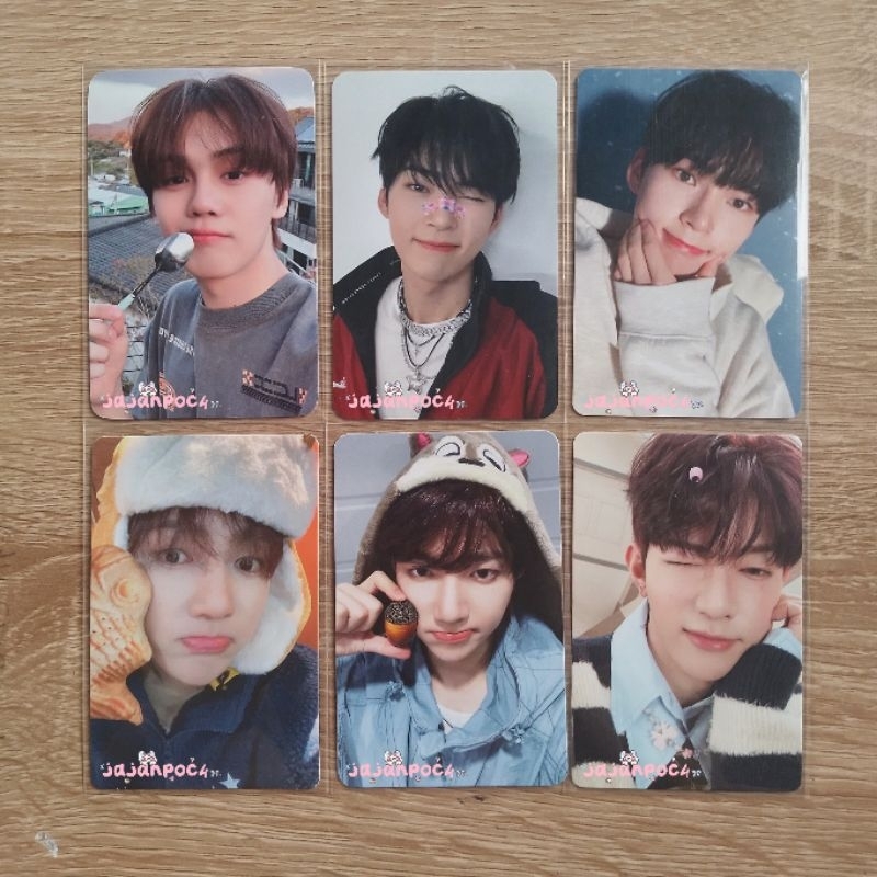 PC PHOTOCARD ZB1 OFFICIAL GYUVIN KTOWN CH SENDOK HAO MYSTERY WINK LD MAKESTAR MS SQUIRREL LD APPMUS 
