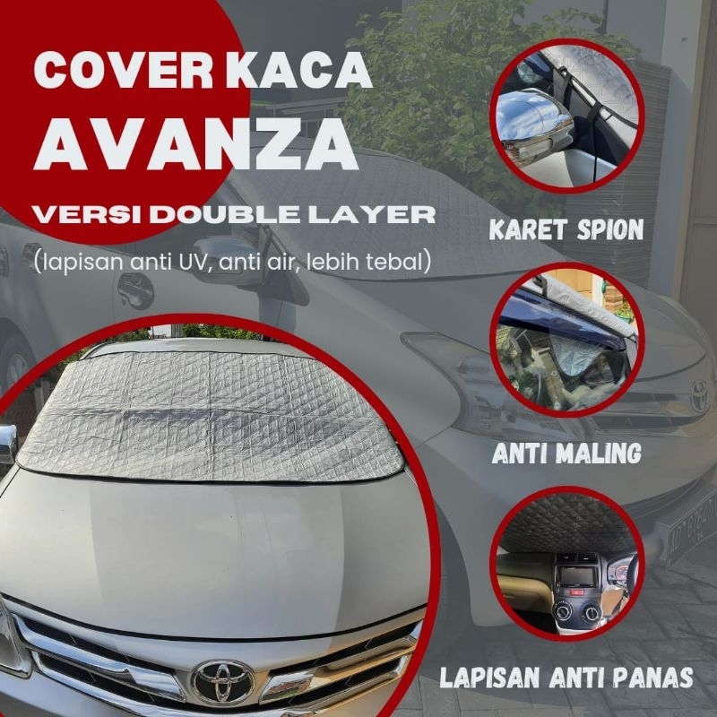 PENUTUP COVER KACA MOBIL AVANZA PELINDUNG SINAR MATAHARI ANTI UV