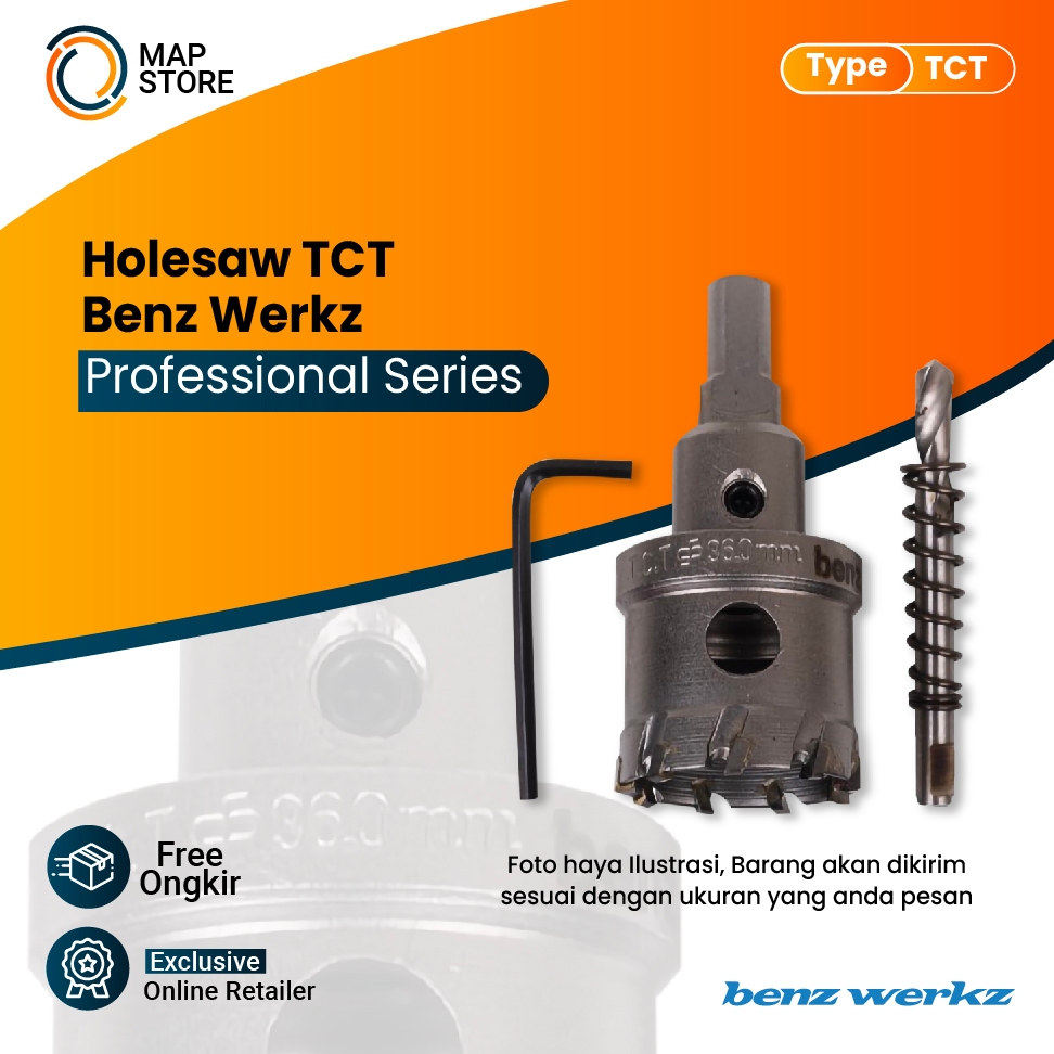 Holesaw TCT for Stainless Steel - Size 52 mm
