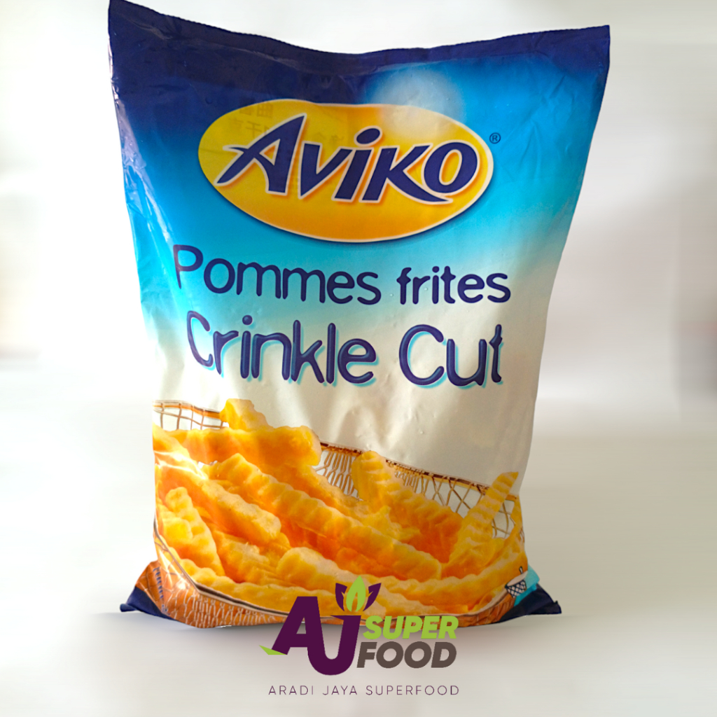 

Kentang Goreng 1kg Frozen Aviko Crinkle Cut