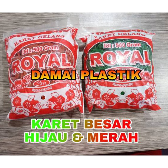 

COD NEWPRODUCT KARET GELANG HIJAU MERAH KUNING ROYAL GROSIR 5 GRAM