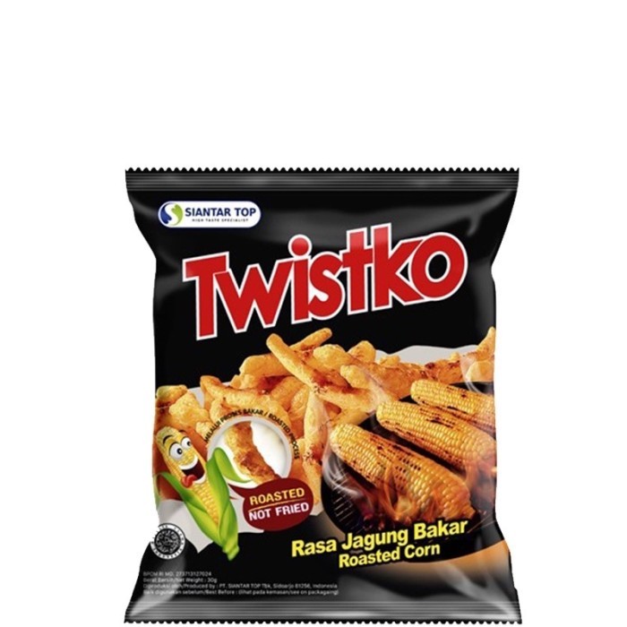 

twistko jagung bakar keju 80gr - twistko roasted corn keju