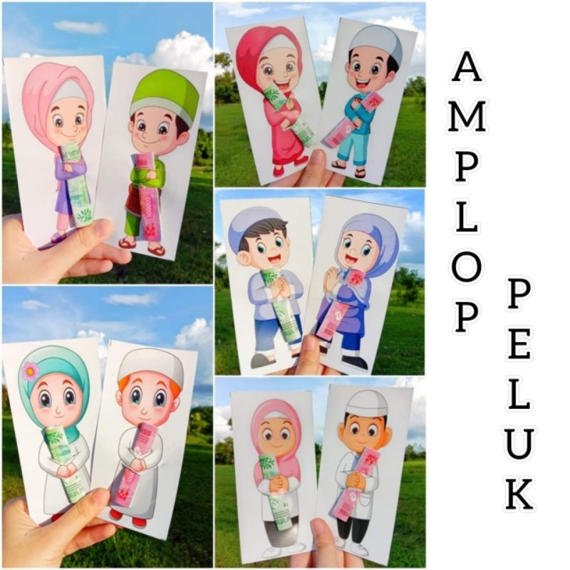 

Amplop Lebaran Peluk /pack isi 10 ( 5 cewek & 5 cowok)