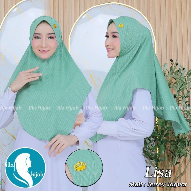 JILBAB INSTAN LISA JERSEY JAGUAR / JILBAB INSTAN TERBARU ORIGINAL ILLAH HIJAB / JILBAB INSTAN DEWASA