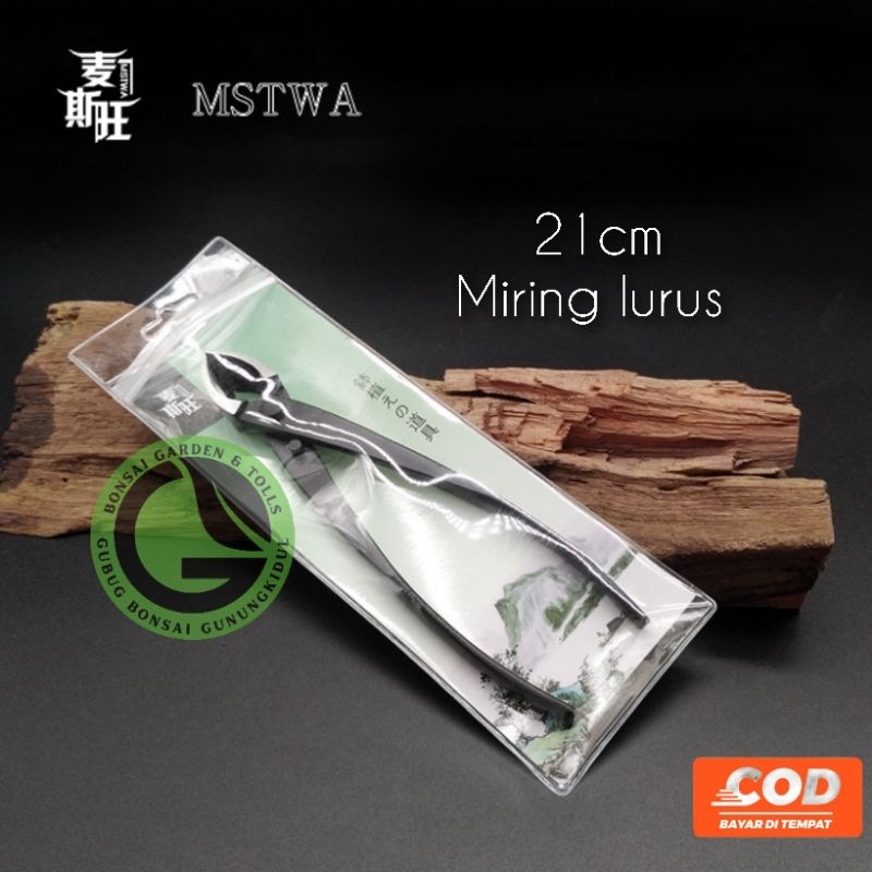 catok bonsai miring lurus krekut bonsai 21cm