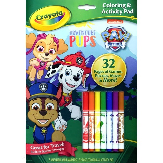 Coloring & Activity Pad Crayola Paw Patrol
