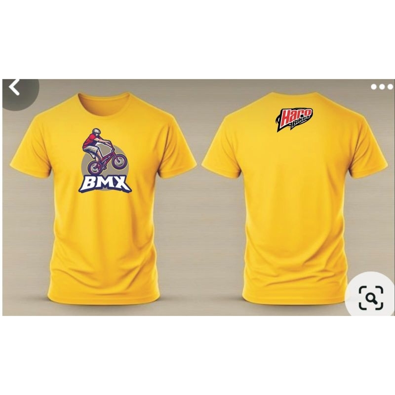 kaos T-shirt sablon bmx haro