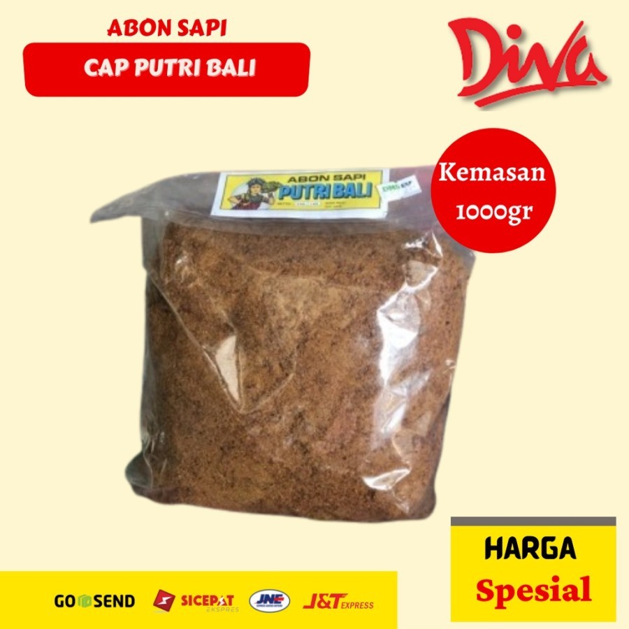 Abon Sapi Cap Putri Bali kemasan 1 Kg