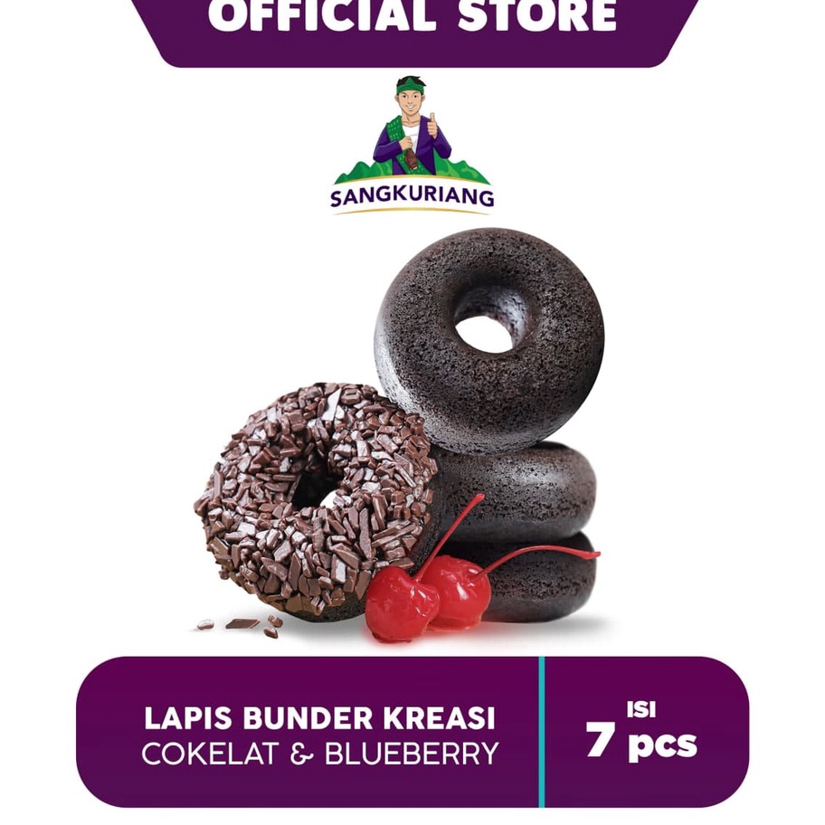 

ORIGINAL Lapis Bunder Kreasi Cokelat Blueberry