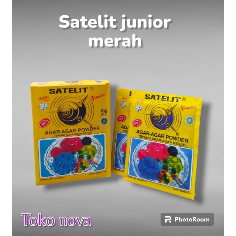 

Agar satelit junior 5gr merah 1box isi 12pcs