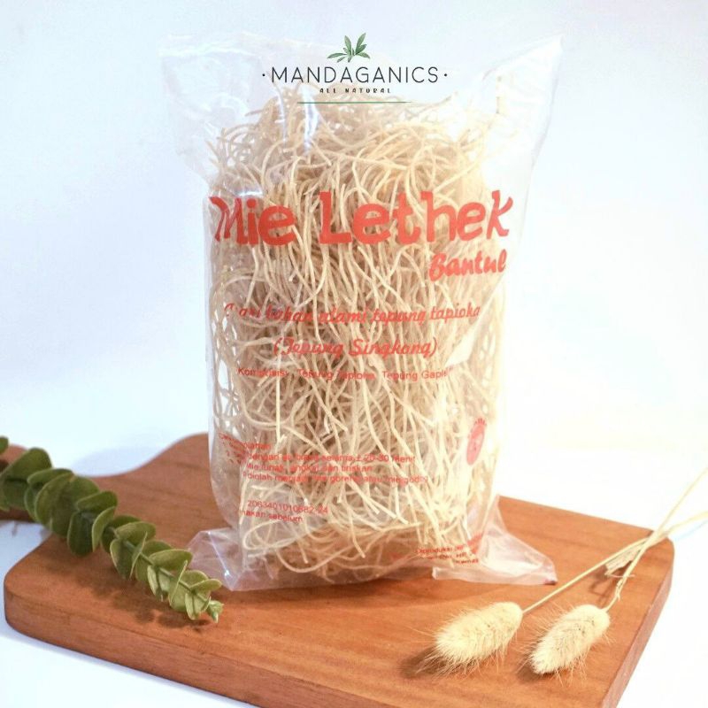 

MIE LETHEK BANTUL GLUTEN FREE | BIHUN SINGKONG MI ALAMI 250 GRAM