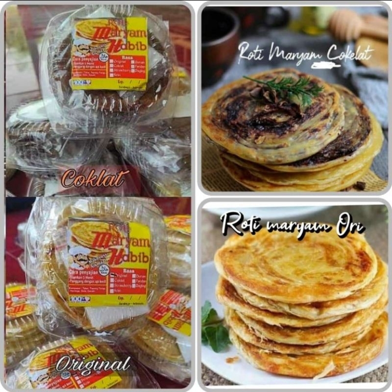 

Roti Maryam Mini isi 10