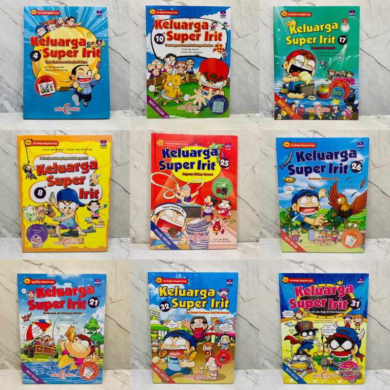 EduComics Keluarga Super Irit: Komik Seri Belajar Mengelola Uang