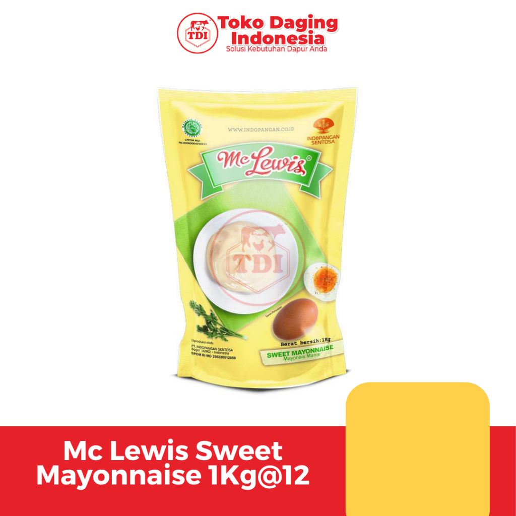 

Mc Lewis Sweet Mayonnaise 1Kg@12