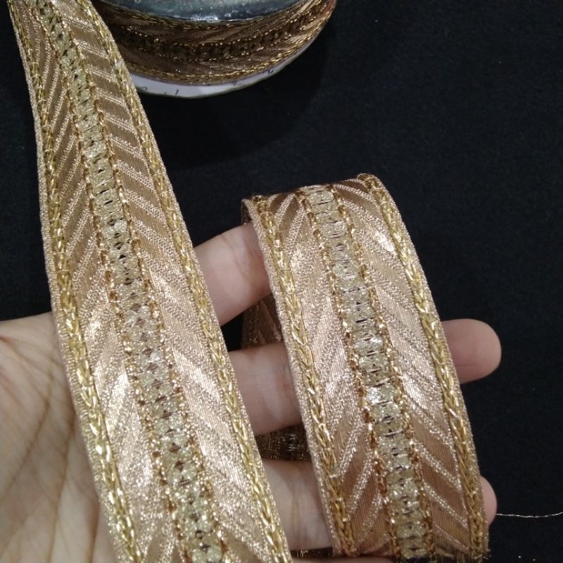 renda abaya | renda emas | renda gold meteran | R.558