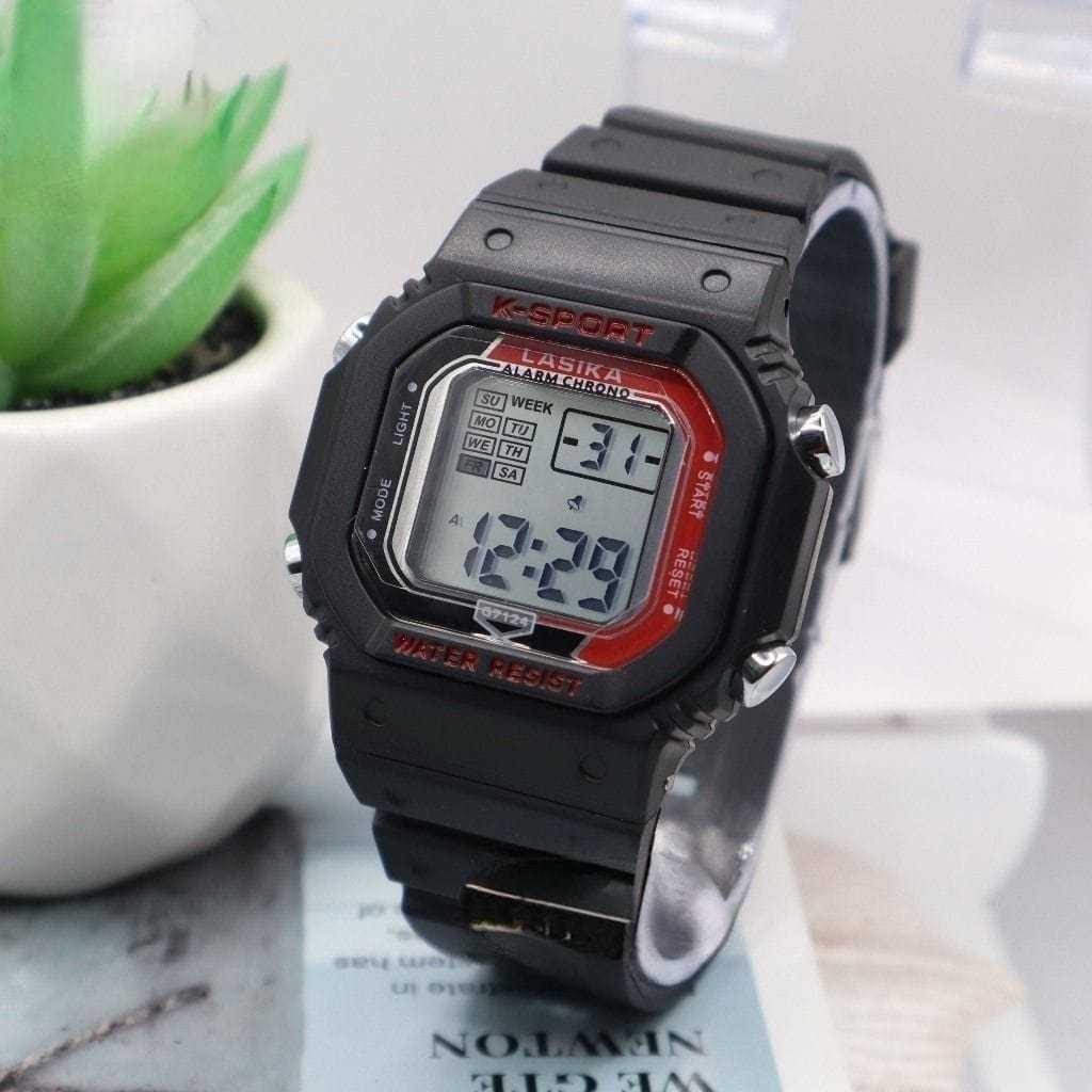 JAM TANGAN ANAK SD / ABG COWOK PRIA LASIKA DIGITAL ORIGINAL MURAH 7124 KECIL