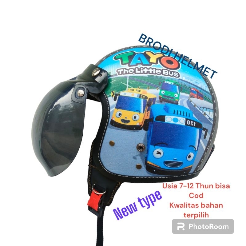 LIMITIT EDITION HELM RETRO JUNIOR/ BOGO HELM SAFETY BISA CODbogo anak/bogo junior/bogo safety junior