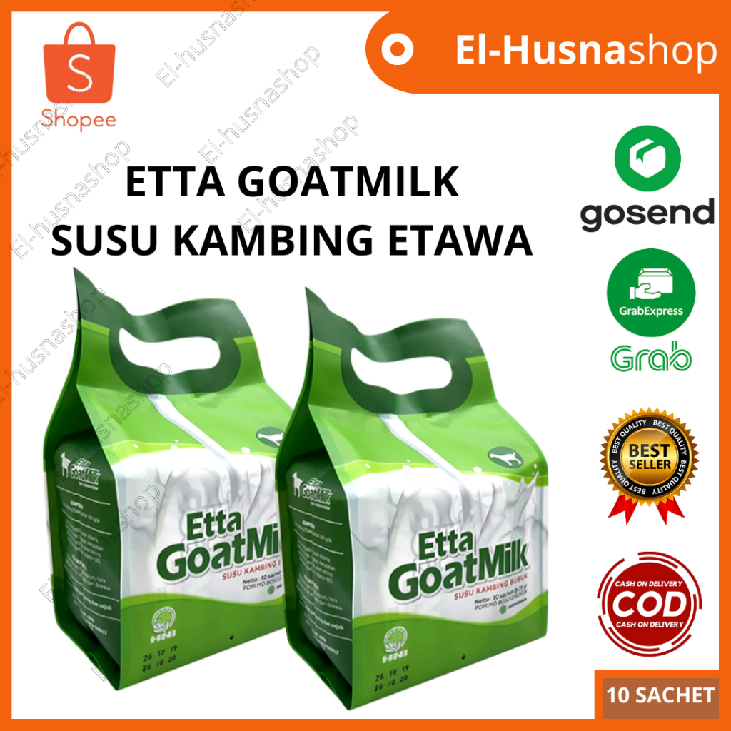 

Etta Goat Milk Hpai Hni 10 Sachet Susu Kambing Etawa Bubuk Asli Original