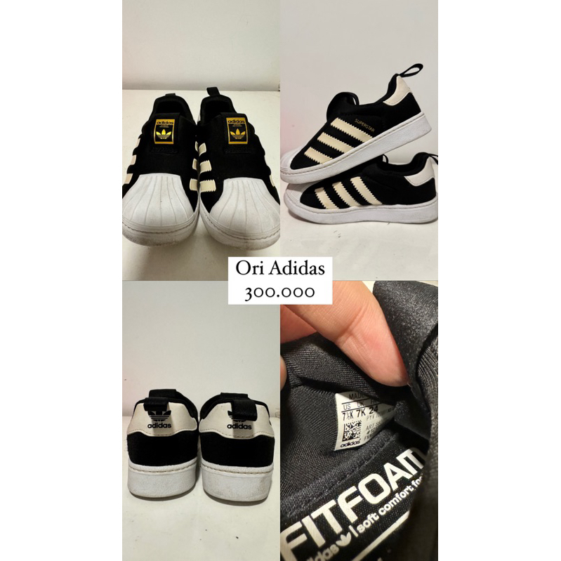 NEGO Preloved Second Sepatu Anak Adidas