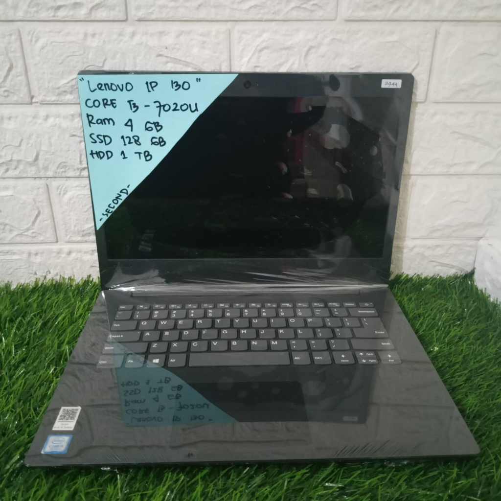 MURAH LENOVO IP 130 CORE I3-7020U RAM 4GB SSD 128GB HDD 1TB 14" (2944)