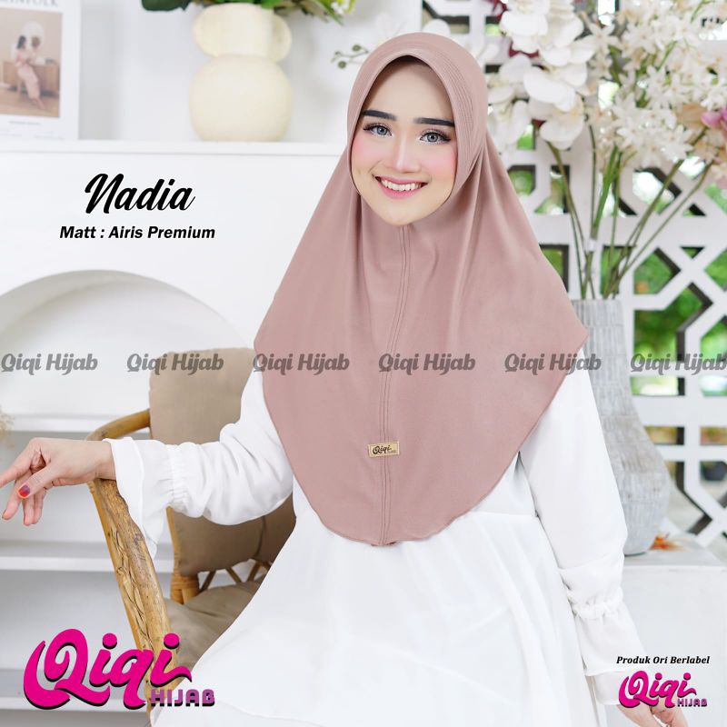 ** Qiqi Hijab ** Bergo Nadia Original Qiqi