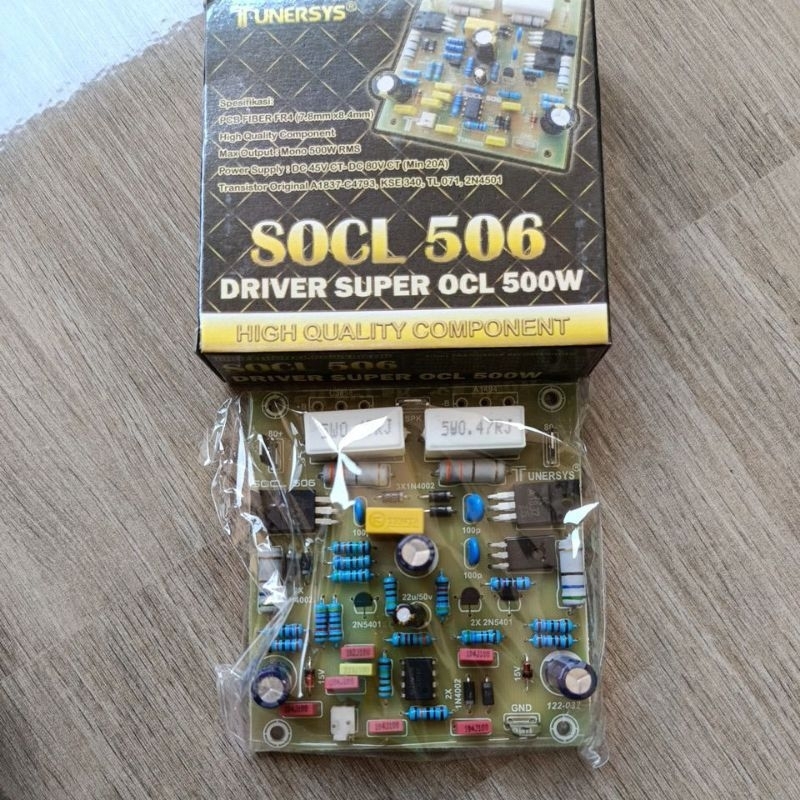 driver power SOCL 506 mono 500watt by tunersys