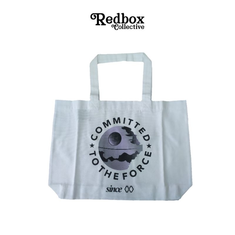Ageless Galaxy x Star Wars White Totebag [REDBOX COLLECTIVE]