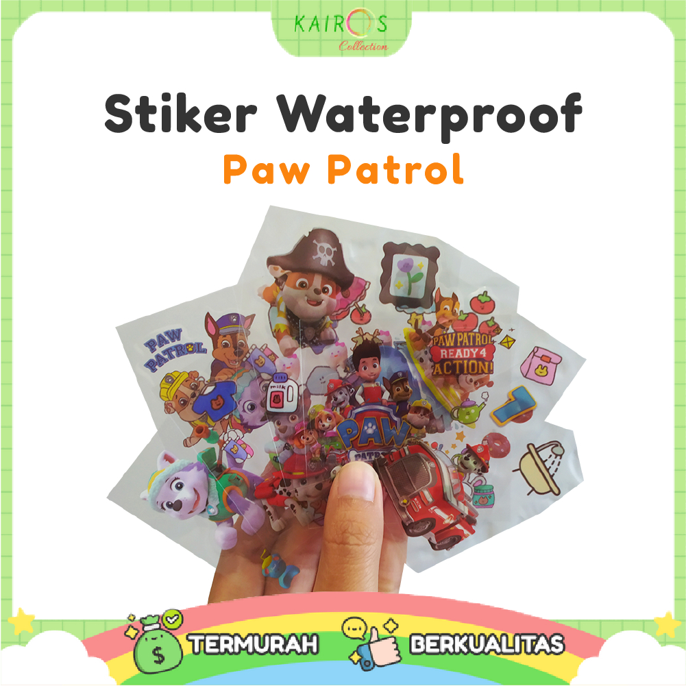 

Sticker NONO Kartun Paw Patrol Bahan PVC [ ECER / 1 LEMBAR ]