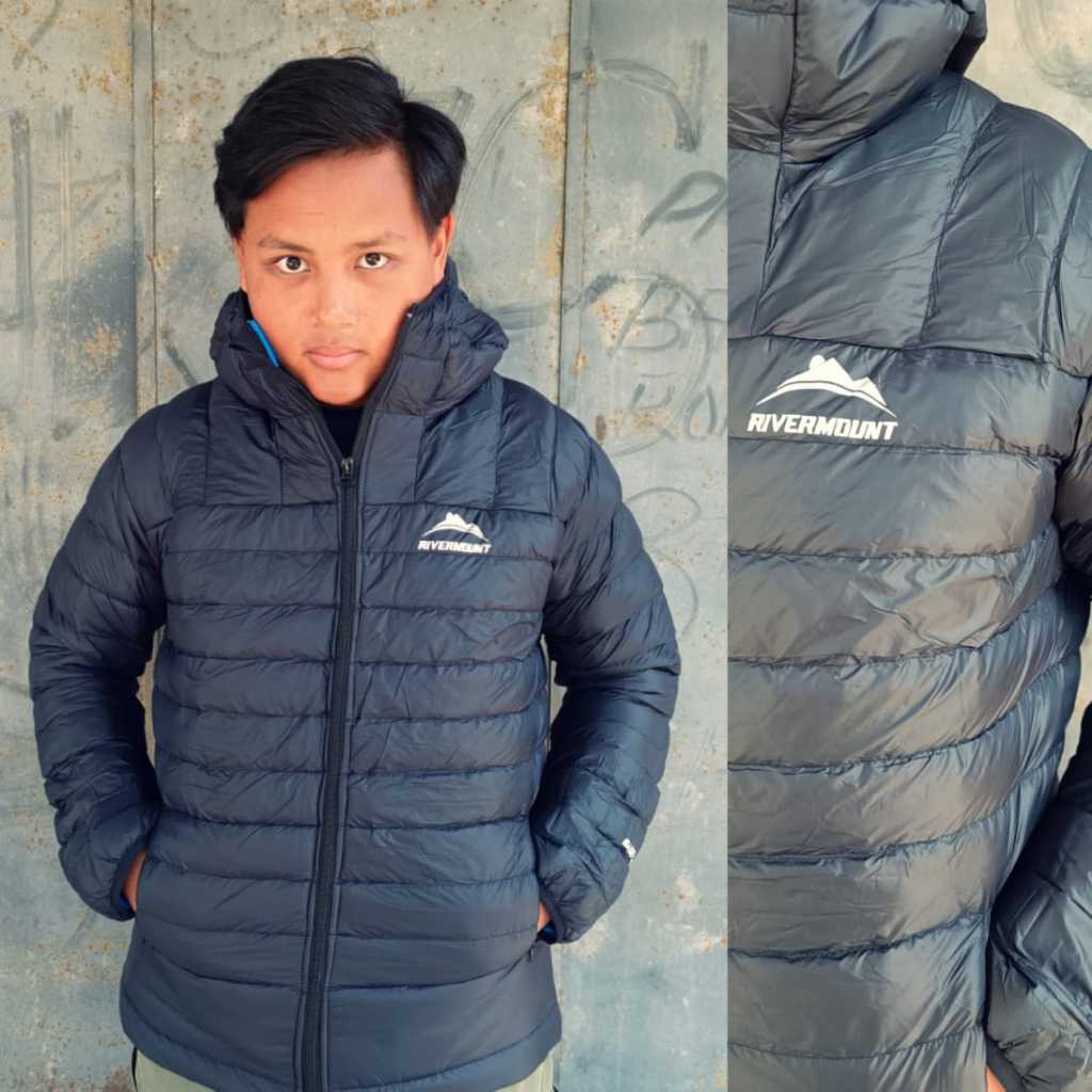 RIVERMOUNT Jaket Puffer Musim Dingin Pria dan Wanita Original