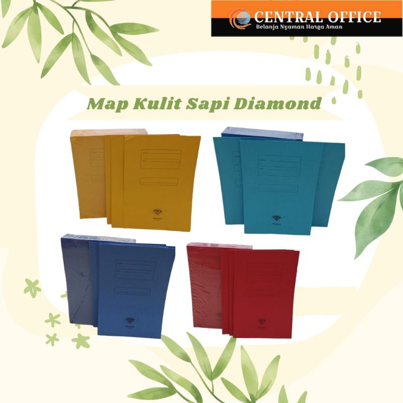 

Stopmap Kulit Sapi Diamond 2002/Map Kertas Tebal Folio Diamond