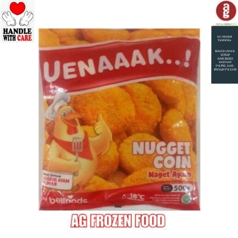 

Belfoods Uenaak Nugget Coin 500 gram