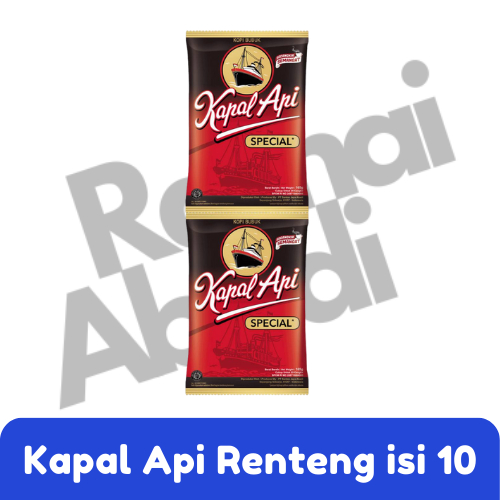 

KOPI KAPAL API SPECIAL RENTENGAN ISI 10 SACHET | 10 X 30GR