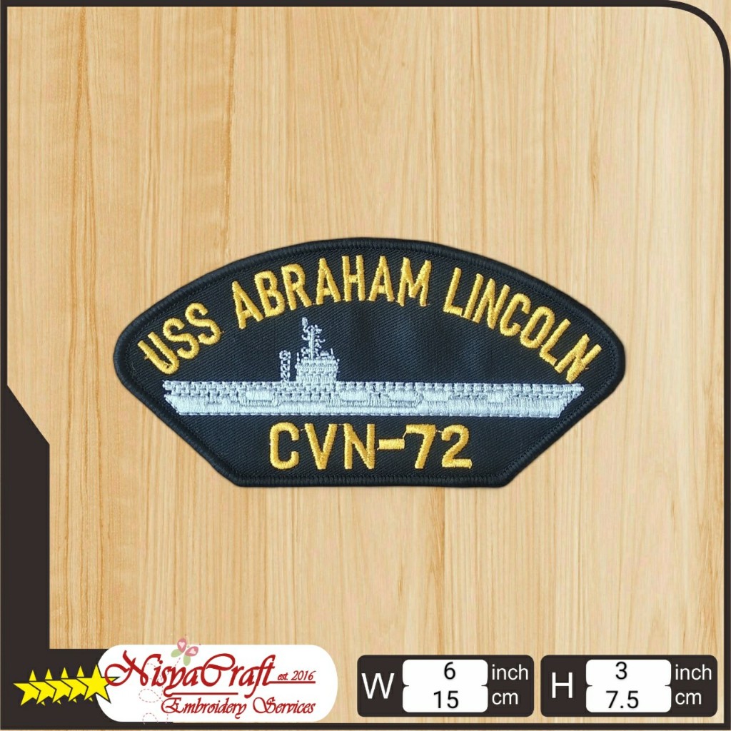 NCEP0102-0542 US NAVY USS ABRAHAM LINCOLN CVN-72 | CAPS | Patch topi