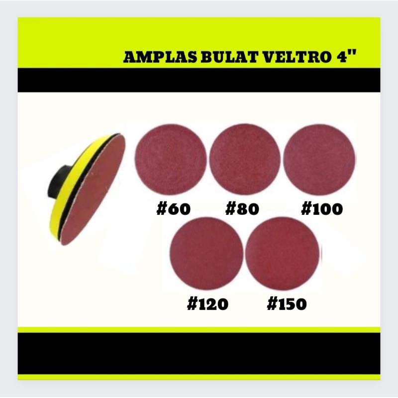 Amplas Grenda Bulat Amplas Veltro Bulat 4"