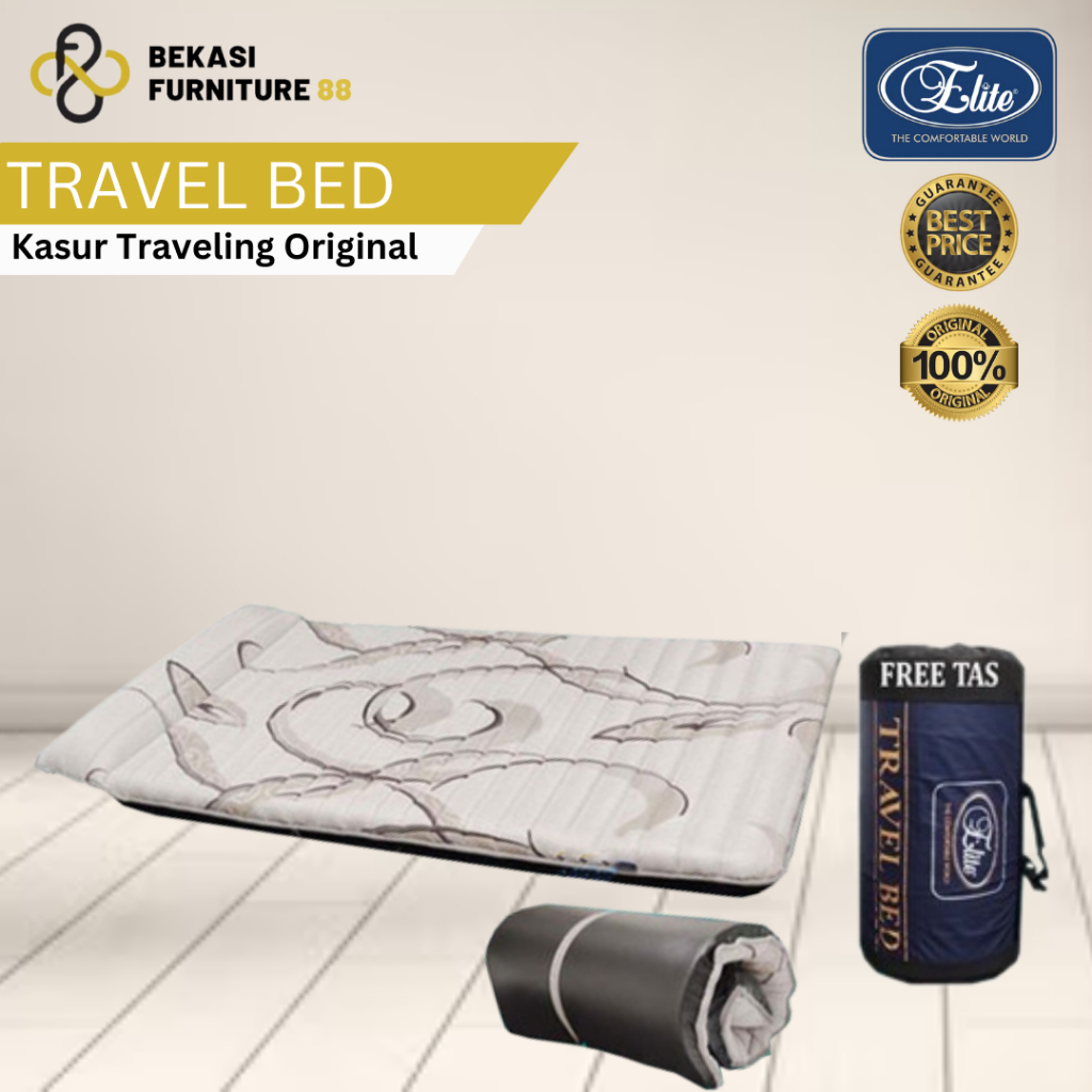 TRAVEL BED ELITE ORIGINAL / KASUR TRAVELING elite springbed ukuran 90x190