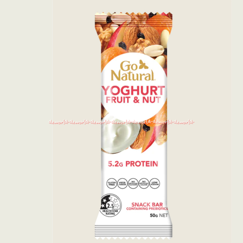 

RB Go Natural 50gr Yoghurt Fruit & Nut Snack Good Source Of Protein Cemilan Sehat Almond Cashew Nut