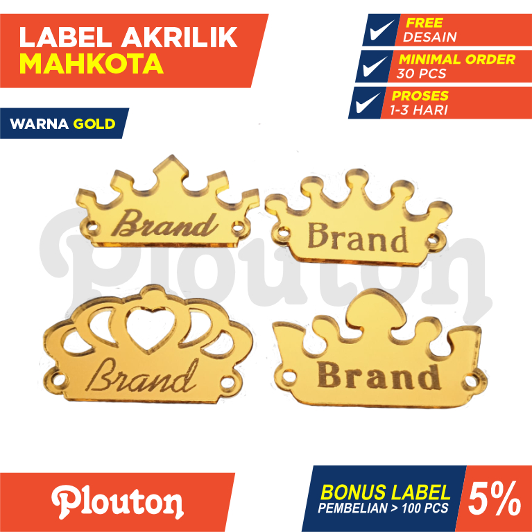 

Label Mahkota | Label Hijab | Label Akrilik | Label Baju | Rebranding
