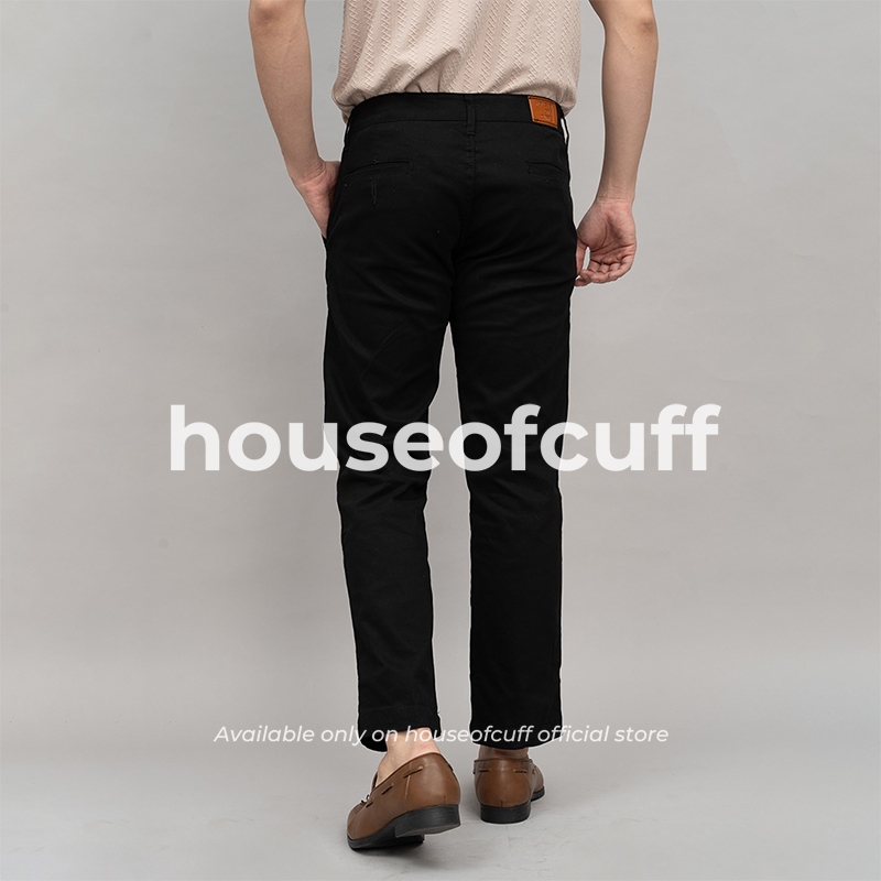 Houseofcuff Celana Panjang Chino Loose Fit Hitam