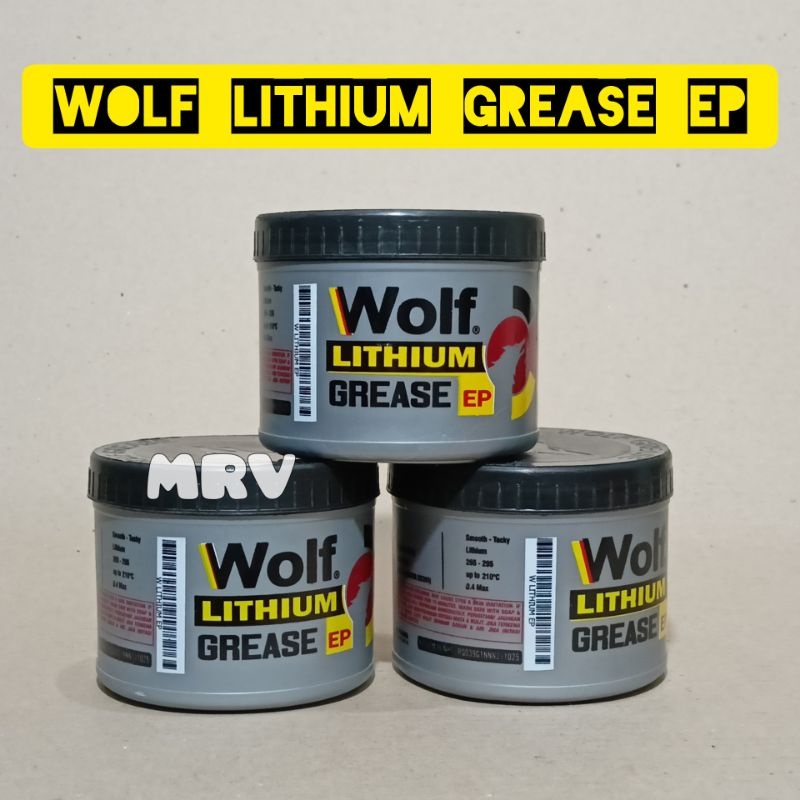 Grease bearing GEMUK WOLF LITHIUM GREASE EP tahan panas 450 gr jerman