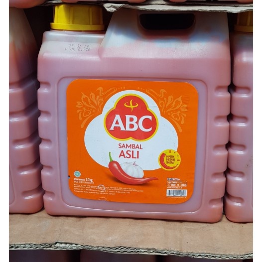 

Saus Sambal Asli ABC 5,5 Kg / Chili Sauce