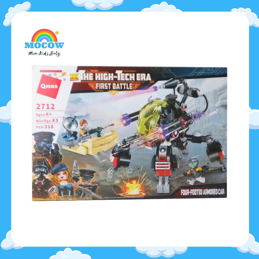LEGO THE HIGH TECH ERA / Brick the high tech era first battle black flash bomber Qman 2716